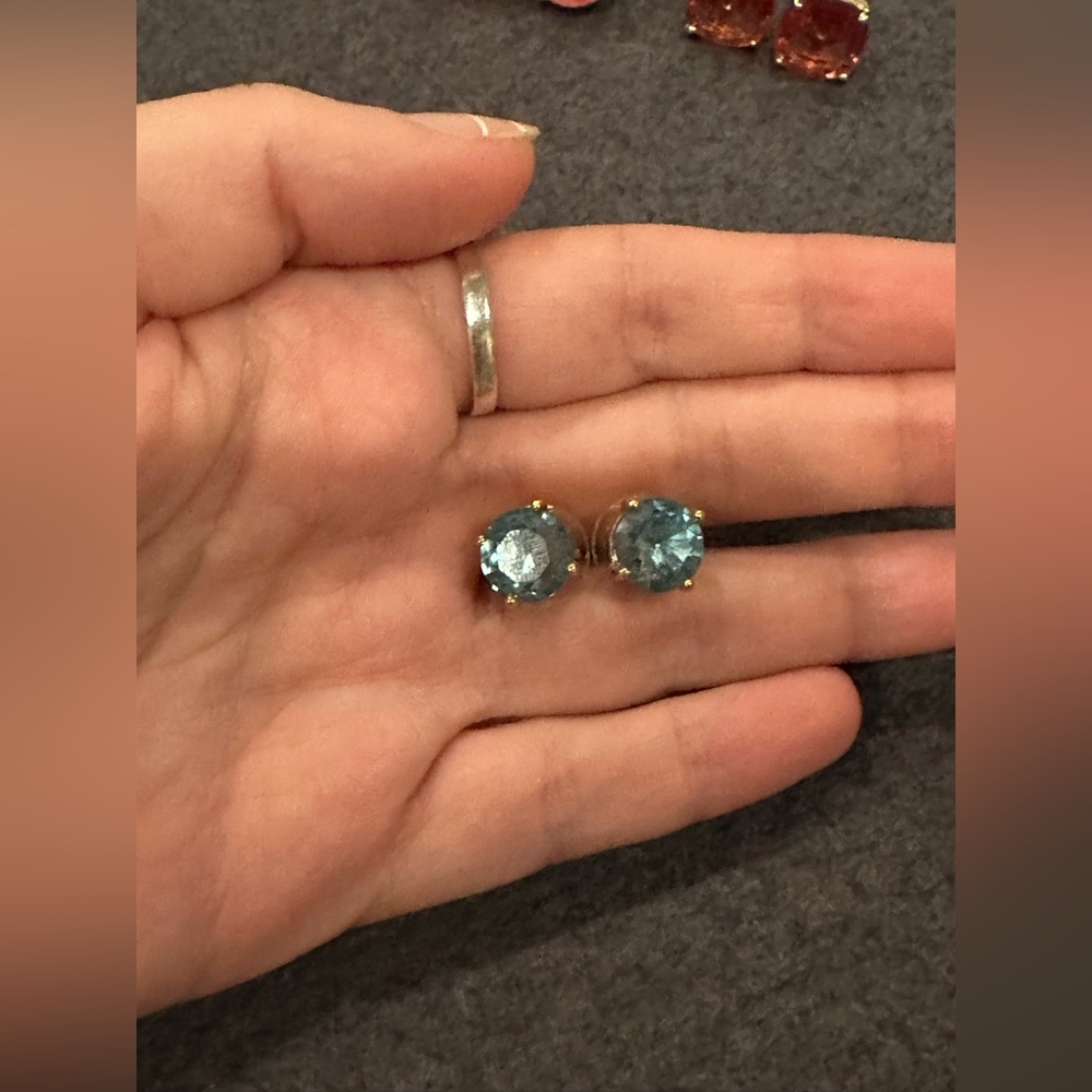 Blue Stud Earrings